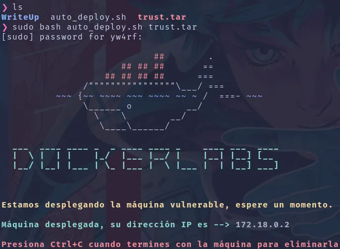 Trust DockerLabs Yw4rf